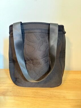 Arctic Zone Black Insulated Lunch Tote Bag Pink Interior EUC
